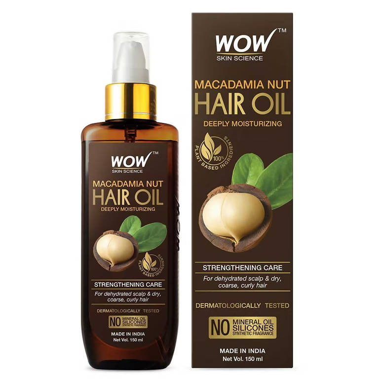 Wow Skin Science Macadamia Nut Hair Oil TCC 