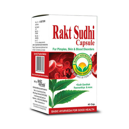 Basic Ayurveda Rakt Sudhi Capsules