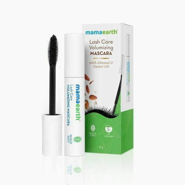 Mamaearth Lash Care Volumizing Mascara with Castor Oil & Almond Oil