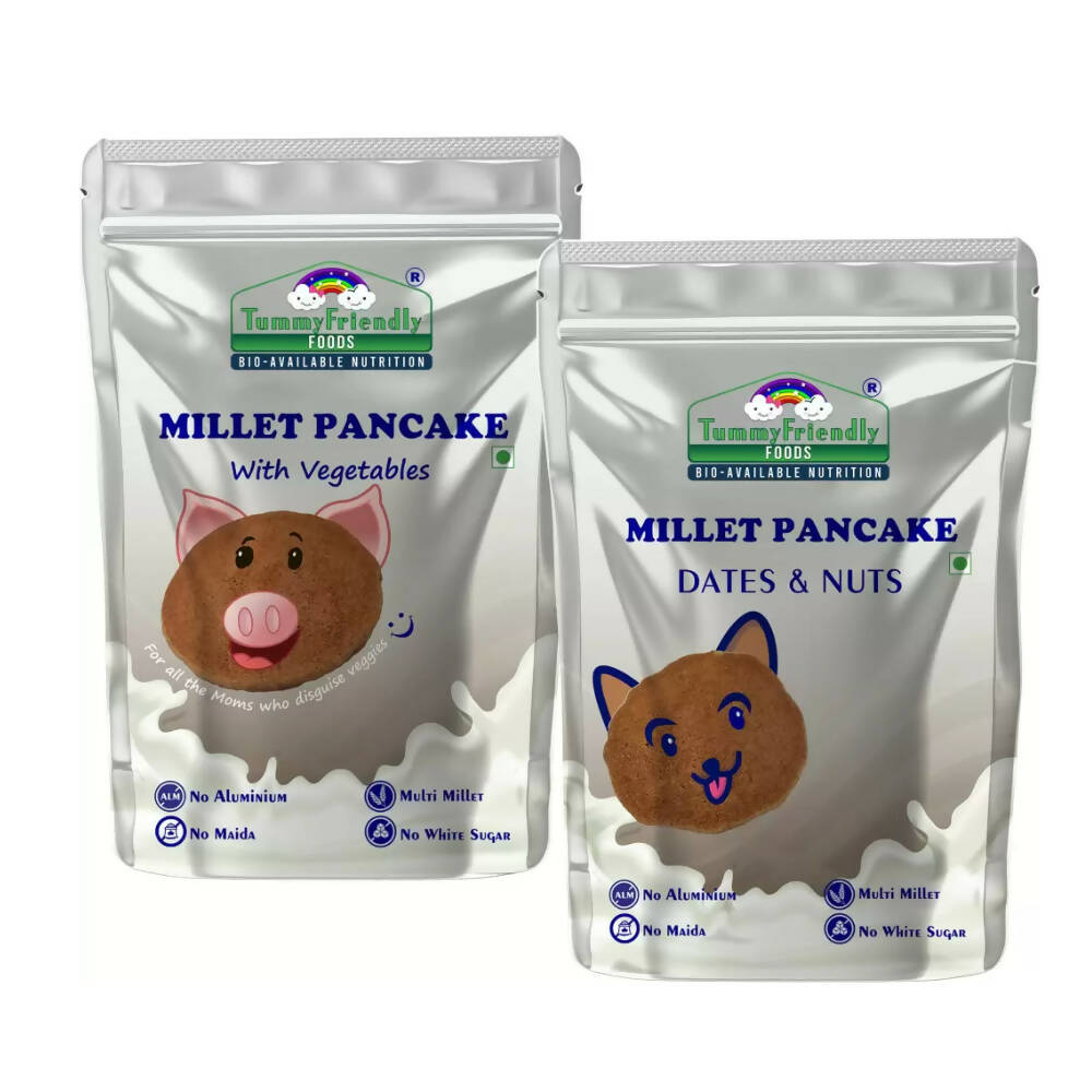 TummyFriendly Foods Millet Pancake Mix Veggies, Dates, Nuts, Australia, Canada 