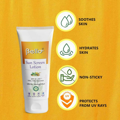 Bello Herbals Sunscreen Lotion SPF 40