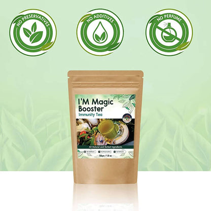 Brown & White I'M Magic Booster Immunity Tea