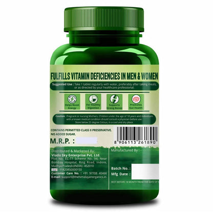 Himalayan Organics Multivitamin With Probiotics Vegetarian Tablets