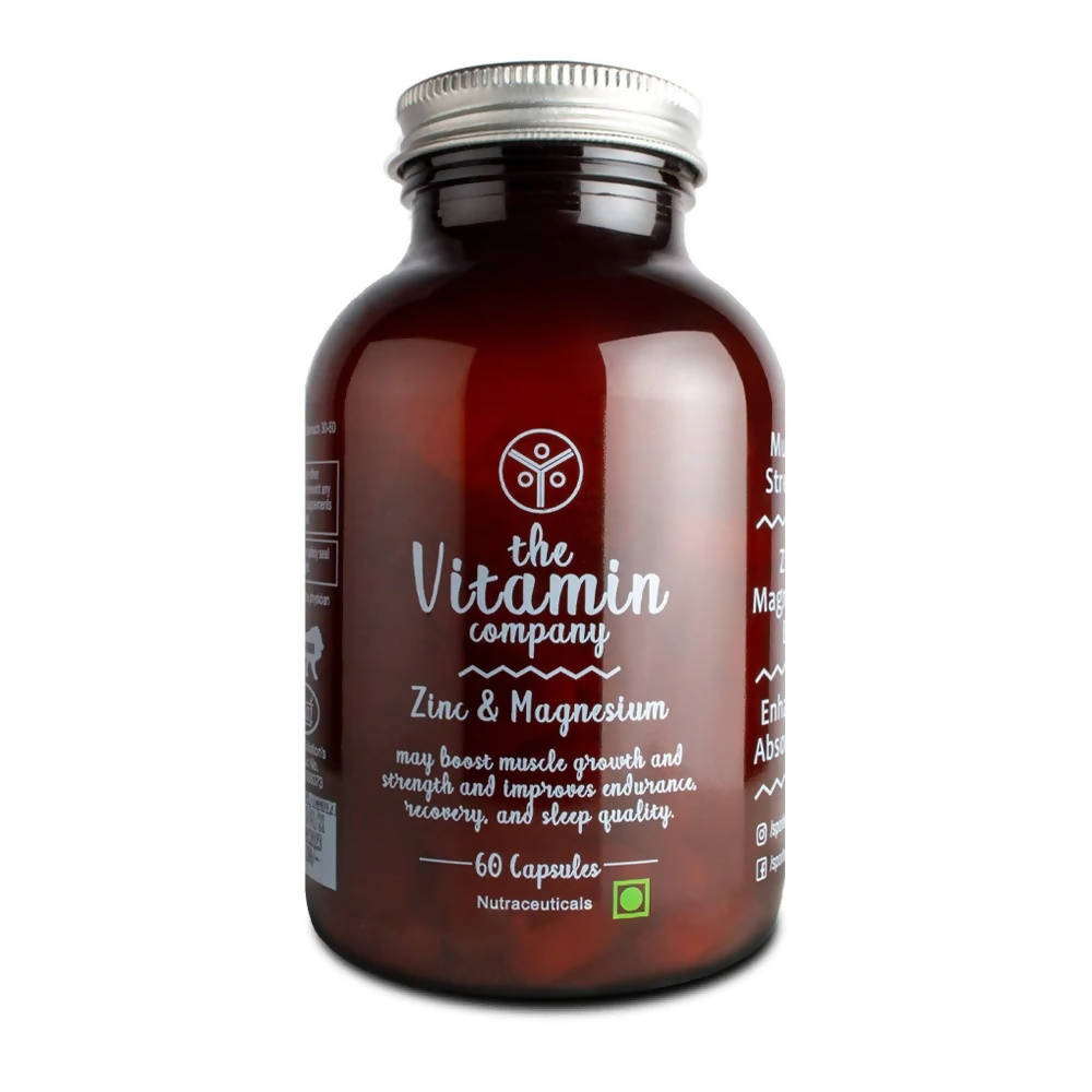 The Vitamin Company Zinc & Magnesium (With Vitamin B6) Capsules TrueCure