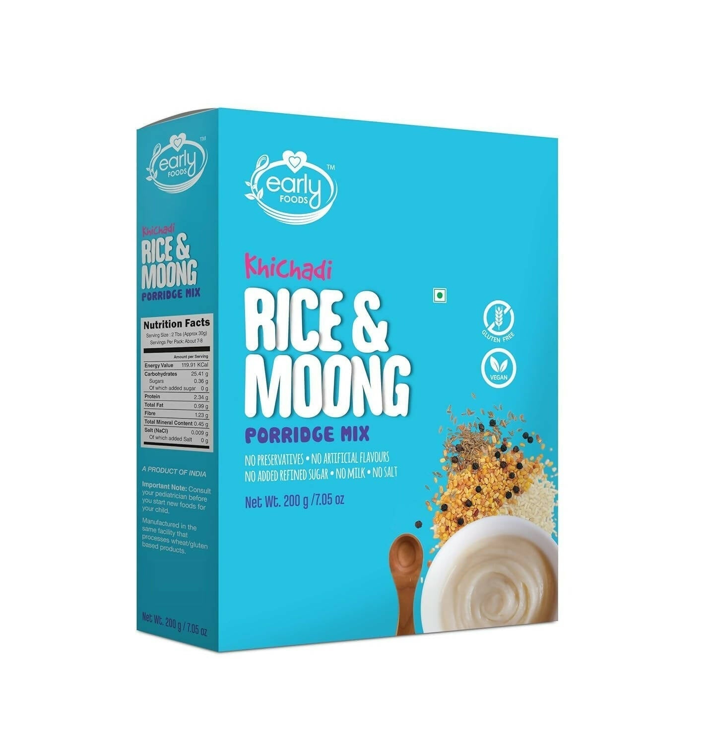 Early Foods Instant Rice & Moong Khichdi Mix, Australia, Canada 