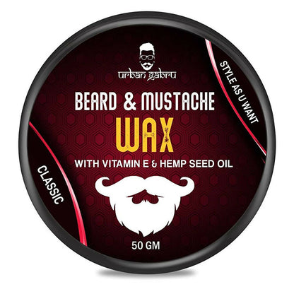 Urbangabru Beard & Mustache Wax for Strong Hold TrueCureN