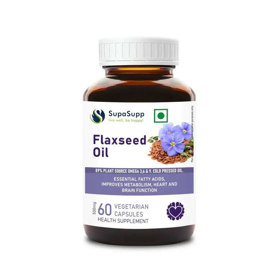 Sri Sri Tattva Supasupp Flaxseed Oil Capsules   