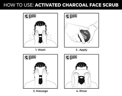 Beardo Activated Charcoal Face Scrub