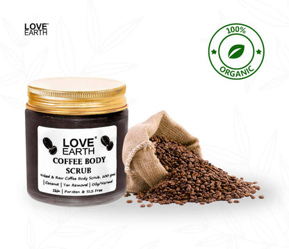 Love Earth Naked & Raw Coffee Body Scrub