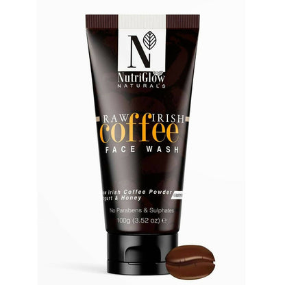 NutriGlow NATURAL'S Coffee Face Cleanser with Yogurt & Honey for Blackhead Removal Face Wash TrueCureN