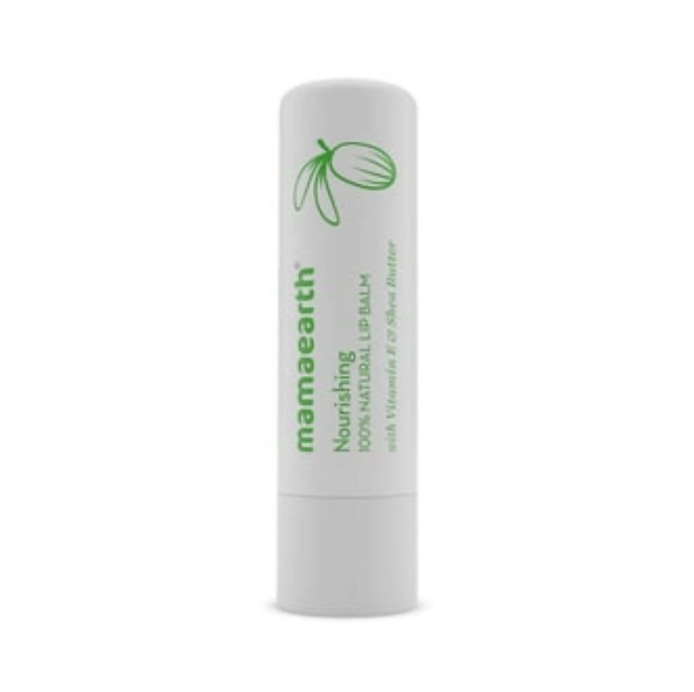 Mamaearth Nourishing 100% Natural Lip Balm With Vitamin E & Shea Butter