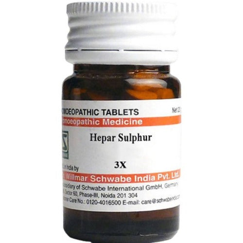 Dr. Willmar Schwabe India Hepar Sulphur Trituration Tablet TrueCure