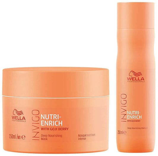 Wella Professionals Invigo Nutri Enrich Deep Nourishing Mask And Shampoo Combo TCC 