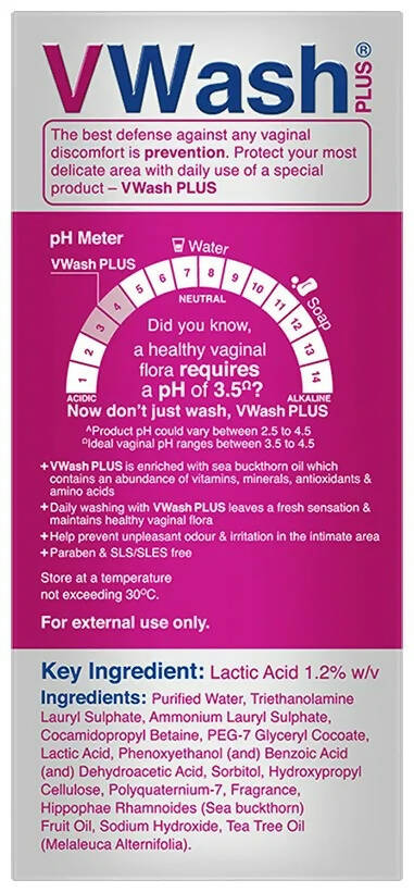 VWash Plus Expert Intimate Hygiene