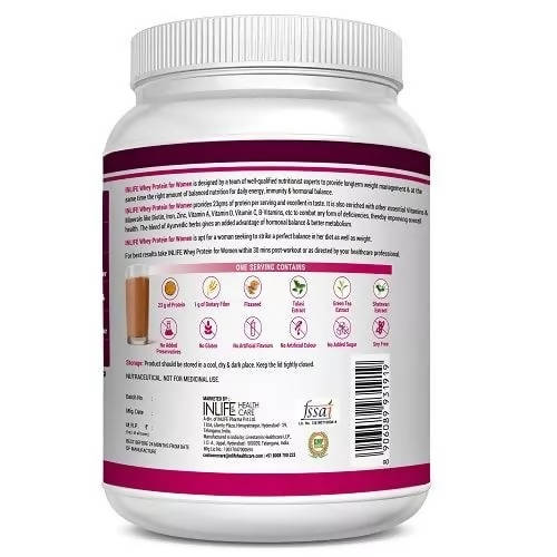 Inlife Whey Protein Powder For Women