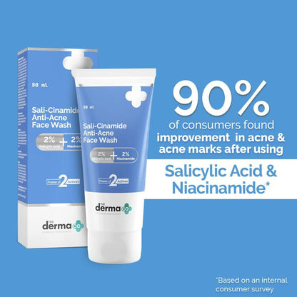 The Derma Co Sali-Cinamide Anti-Acne Face Wash