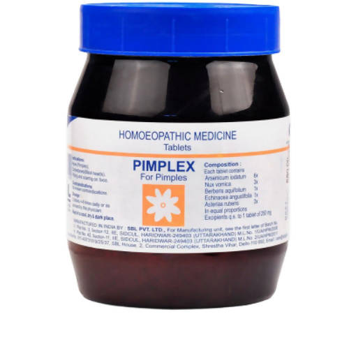 SBL Homeopathy Pimplex Tablets TrueCure