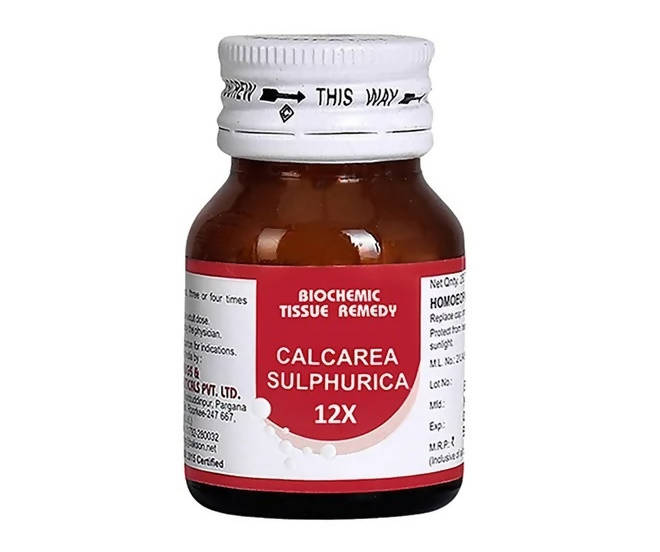 Bakson's Homeopathy Calcarea Sulphurica Biochemic Tablets