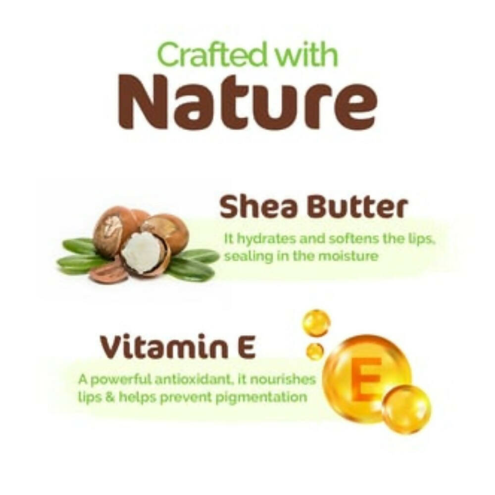 Mamaearth Nourishing 100% Natural Lip Balm With Vitamin E & Shea Butter