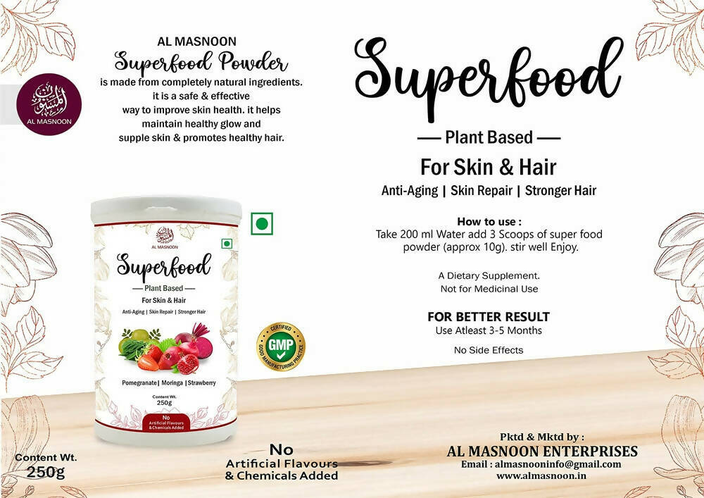 Al Masnoon Super Food Plant-Based Powder