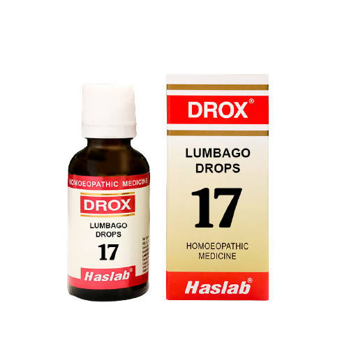 Haslab Homeopathy Drox 17 Lumbago Drops