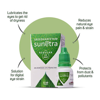 Sreedhareeyam Ayurveda Sunetra Regular Eye Drops