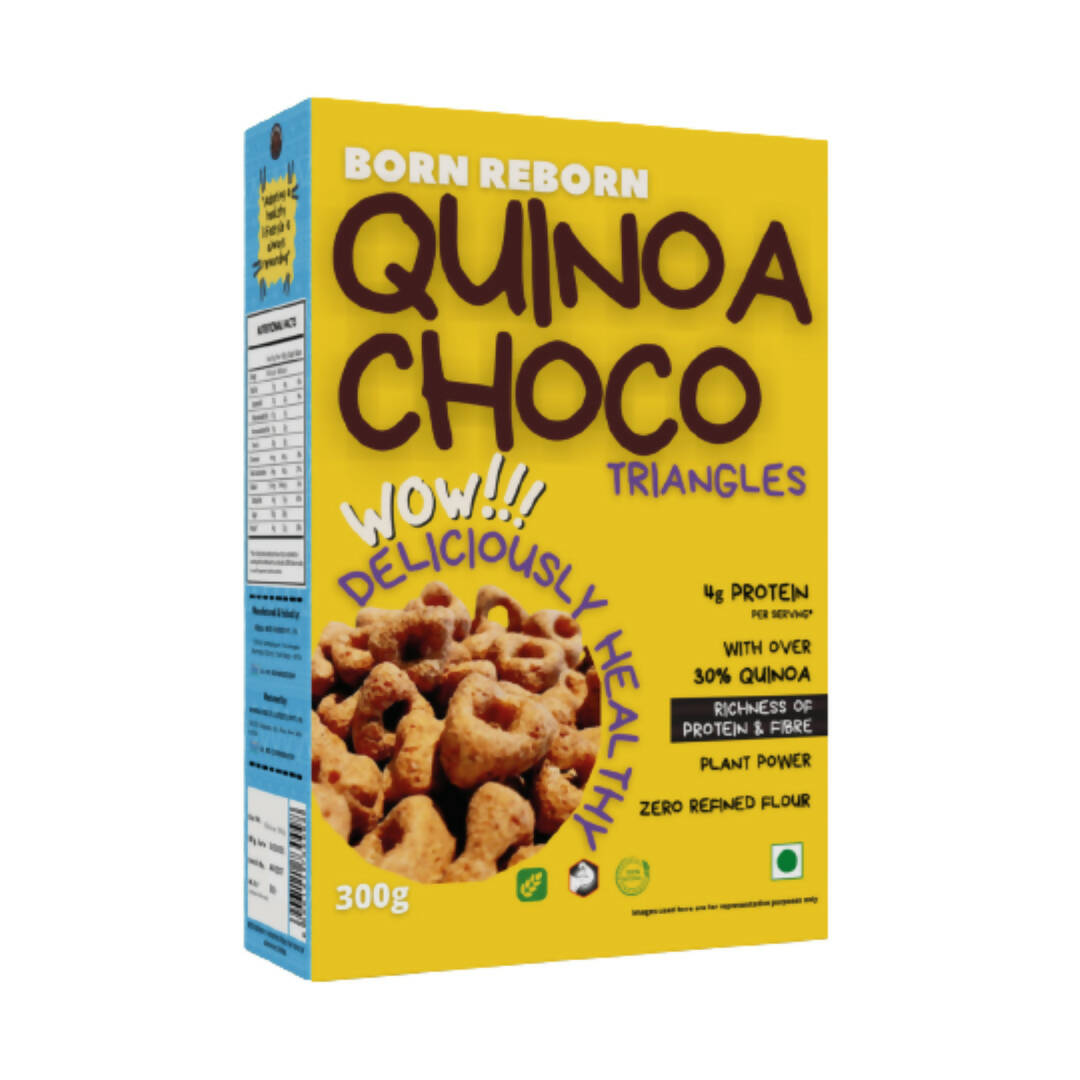 Born Reborn Quinoa Crunchy Choco Triangles, Australia, Canada 