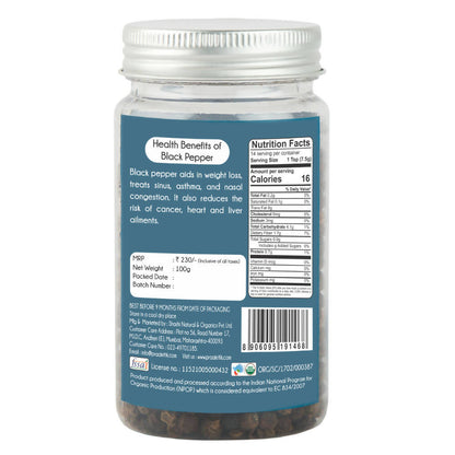 Praakritik Organic Black Pepper Whole