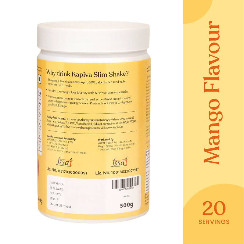 Kapiva Ayurveda Slim Shake - Mango