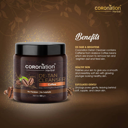 Coronation Herbal Coffee De-Tan Cleanser