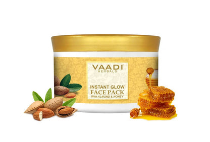 Vaadi Herbals Instaglow Almond And Honey Face Pack TrueCure