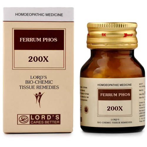 Lord's Homeopathy Ferrum Phos Biochemic Tablets