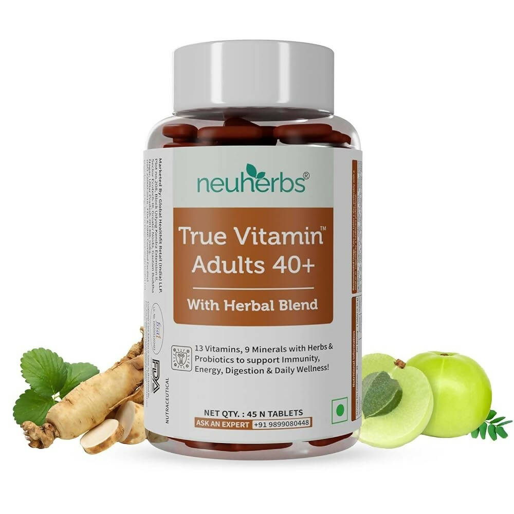 Neuherbs True Vitamin Adult 40+ Tablets TrueCure