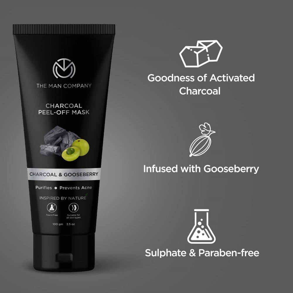 The Man Company Charcoal Peel Off Mask