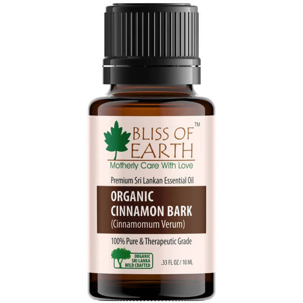 Bliss of Earth Organic Cinnamon Bark Premium Sri Lankan Essential Oil 