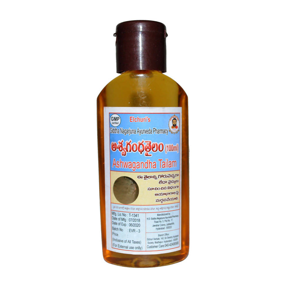 Siddha Nagarjuna Ayurveda Ashwagandha Tailam  