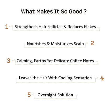 mCaffeine Naked & Raw Cappuccino Coffee Scalp Lotion