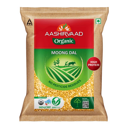 Aashirvaad Organic Moong Dal TrueCure