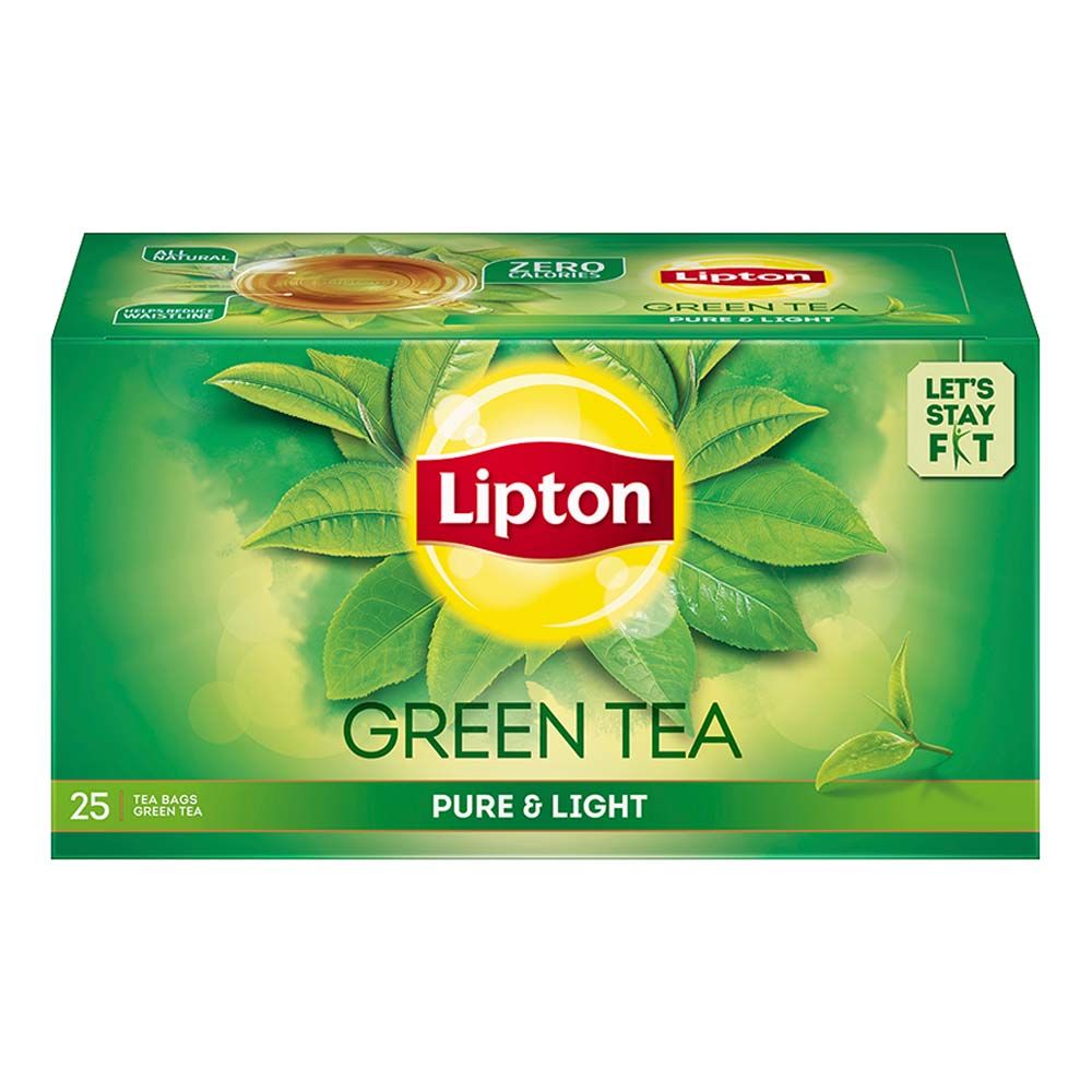 Lipton Pure & Light Green Tea Bags TrueCure