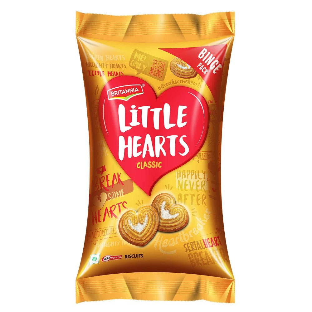 Britannia Little Hearts Biscuits, 75g