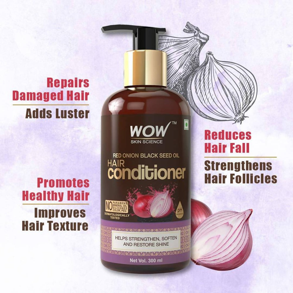 Wow Skin Science Red Onion Black Seed Oil Hair Conditioner