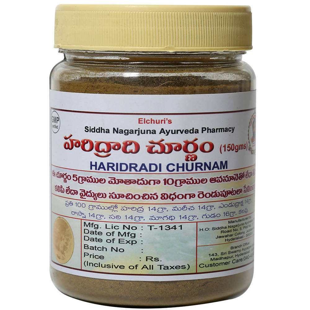 Siddha Nagarjuna Ayurveda Haridradi Churnam TrueCure