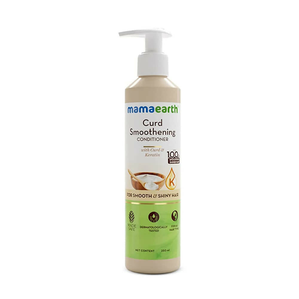 Mamaearth Curd Smoothening Conditioner for Smooth & Shiny Hair 