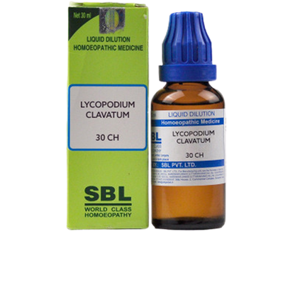 SBL Homeopathy Lycopodium Clavatum Dilution 30 CH