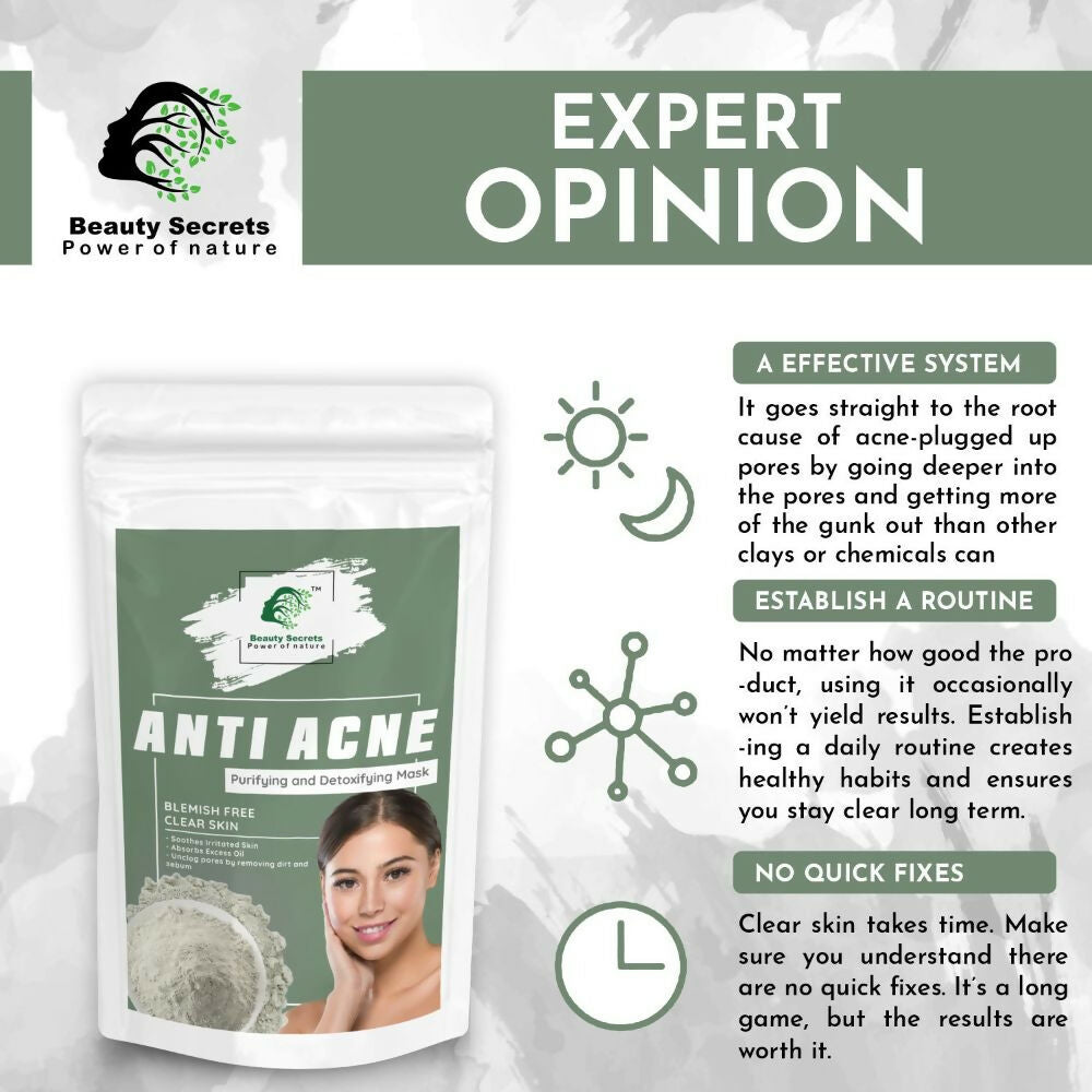 Beauty Secrets Anti Acne Face Mask