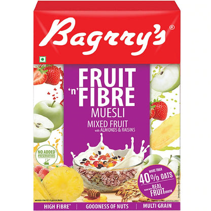 Bagrry's Fruit 'n Fibre Muesli with Mixed Fruit TrueCure