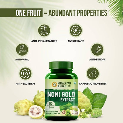 Himalayan Organics Noni Gold Extract Vegetarian Capsules