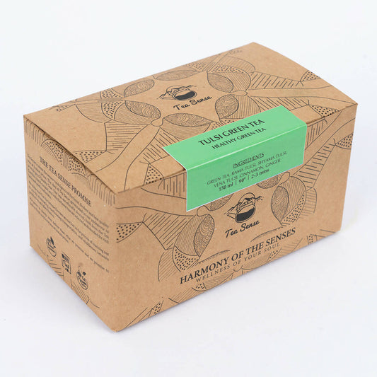 Tea Sense Tulsi Green Tea Bags Box 