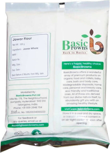 BasicBrowns Jowar Flour