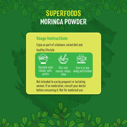 Timios Everyday Superfoods The Organic Moringa Powder